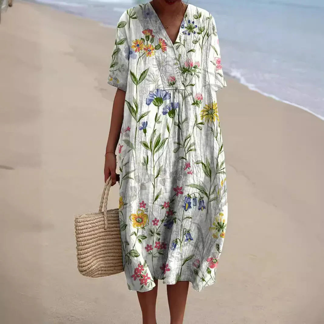 Georgia – Zomerse Bloemenjurk voor een Elegante en Frisse Look