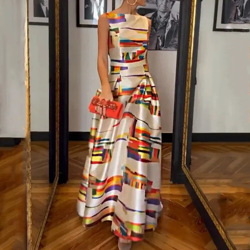 Vernice | Zomerse maxi-jurk in elegante vintage stijl