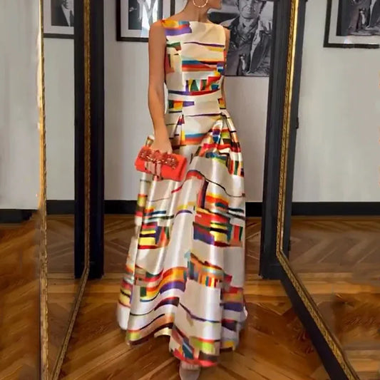Vernice | Zomerse maxi-jurk in elegante vintage stijl