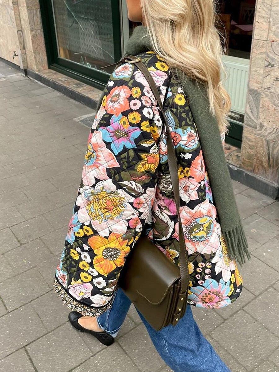 Fenna | Bloemenprint Lente jas