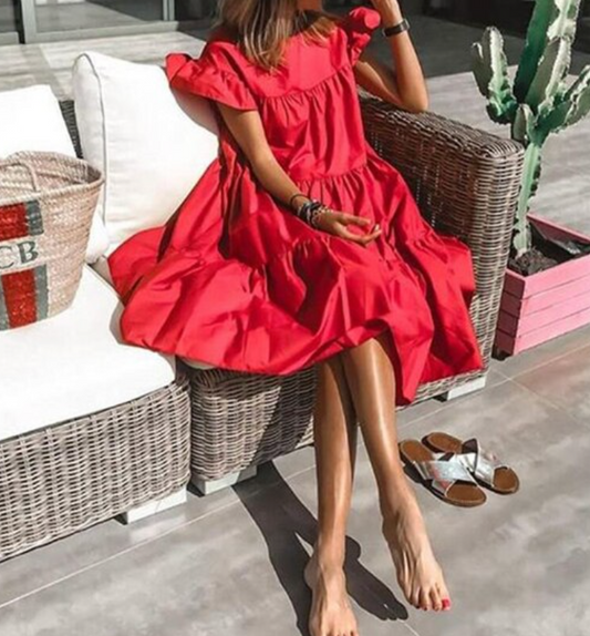 Carly | Luchtige zomerjurk met speelse charme en zachte stoffen