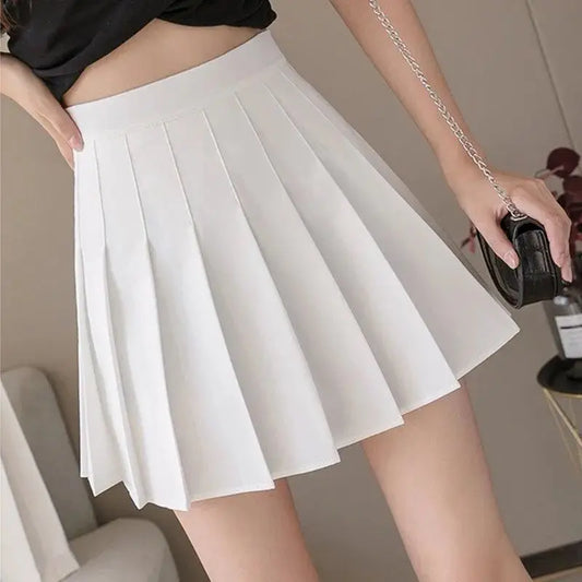 Isalie | Plissé Mini Rok met High Waist – Vrouwelijk & Modieus