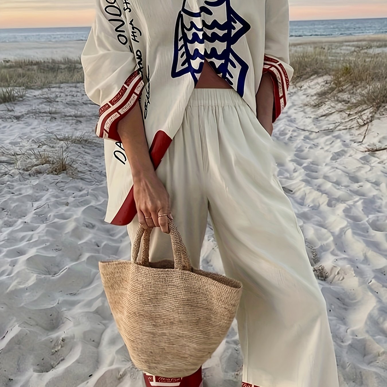 Olivia | Kimono met Print – Zomerse Cover-Up voor Stranddagen