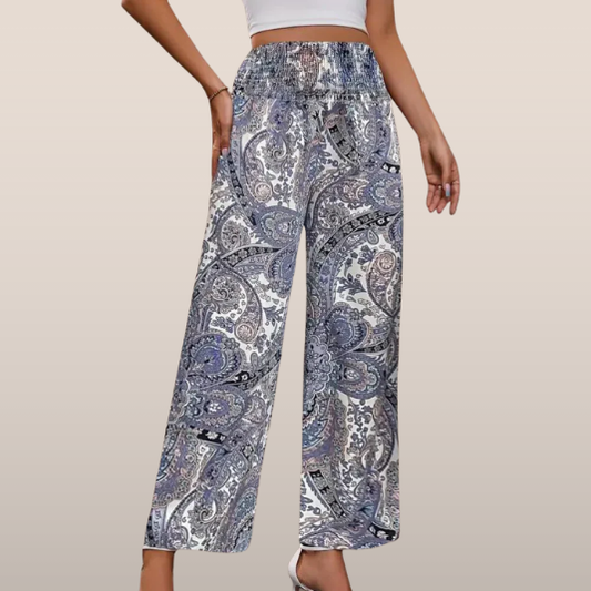 Felly | Comfortabele Zomerbroek met Tijdloze Paisleyprint