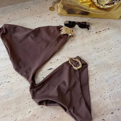 Lucie | Luxe Bikini met Elegante Gouden Details