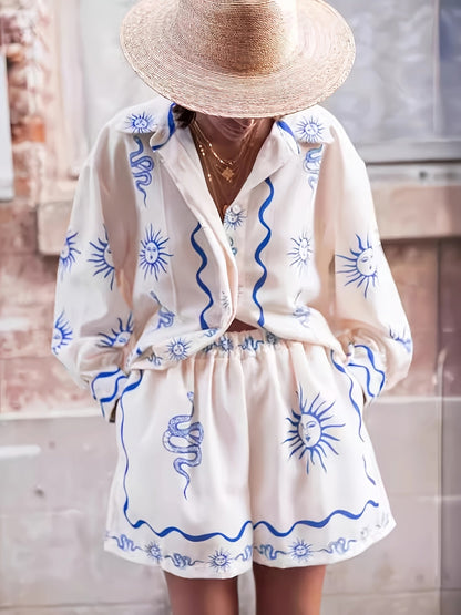 Addison | Overhemdjurk met Vrolijke Zomerprint