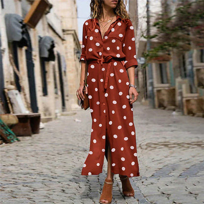 Linde | Modejurk met Tijdloze Stippenprint voor Elke Gelegenheid