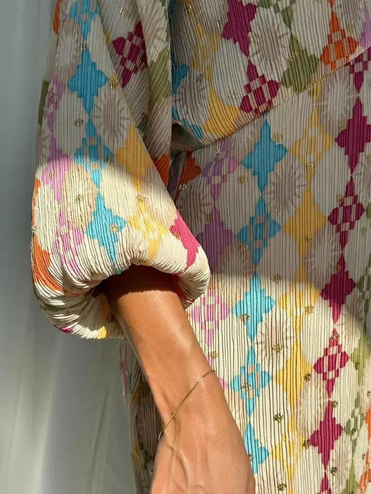 Fayola | Tropisch Tweedelig Setje en Jurk vol Zomerflair