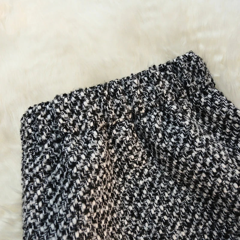 Kelln | Comfortabele Midi Rok met Gebreid Patroon