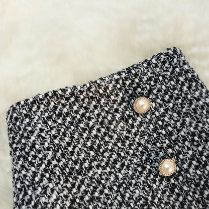Kelln | Comfortabele Midi Rok met Gebreid Patroon